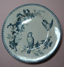 Ancienne assiette demi creuse - assiette, demi-creuse