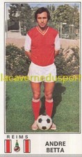 274 ANDRE BETTA STADE DE REIMS STICKER PANINI FOOTBALL FRANCE 1976 1977