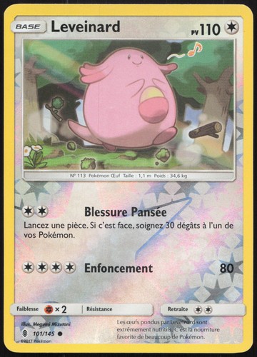 Carte pokémon leveinard - pokémon,