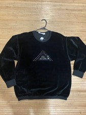 SONIA RYKIEL Pull Velours Vintage T40 Strass