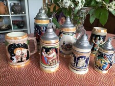 Collection de 8 chopes à