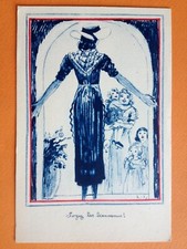 cpa ILLUSTRATION Comité National de l'Enfance PARIS, SOYEZ les BIENVENUS