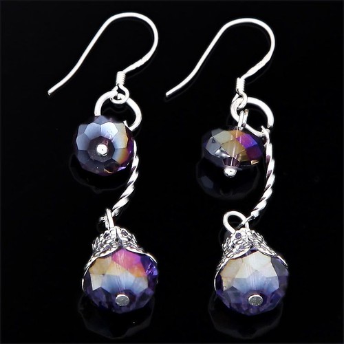 Boucle oreille cristal femme - d'oreille,