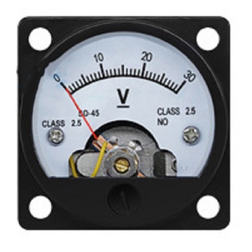 Voltmètre analogique dc - analogique,