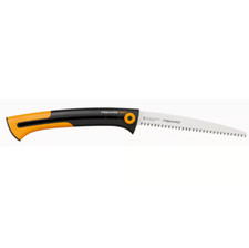 Scie pliante FISKARS SW75 25,5 cm - scie à main pour branches, SoftGrip, clip...