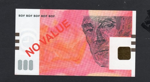 Billet echantillon pour - billet, test
