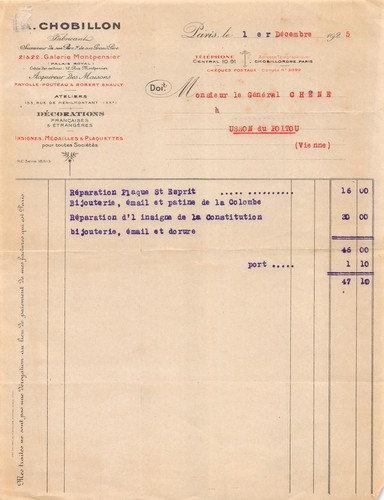 1925 chobillon paris - 1925, m