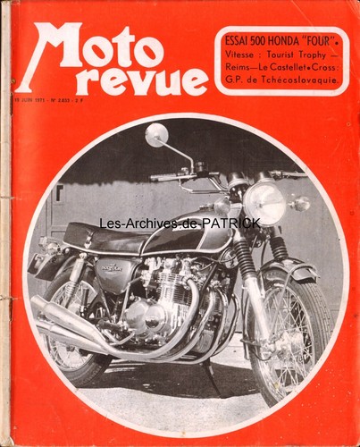 Moto revue 2033 honda 500 - 2033, cb