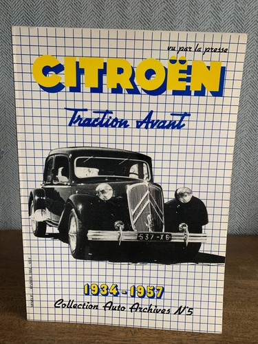 Citroen traction avant tome - avant, 2