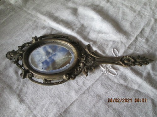 Ancien miroir mains en - ancien,