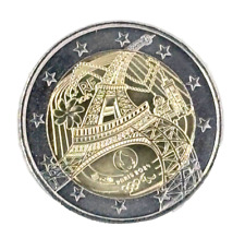 Pièce Commémorative de 2 Euros- JO Paris 2024 - motif Tour Eiffel- UNC- Neuve