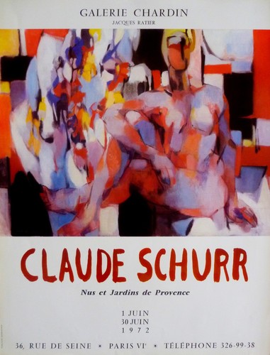 Claude schurr affiche - schurr, /