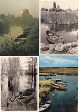 Lot de 4 cartes postales