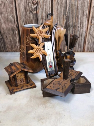 Lot objets déco - déco, bois