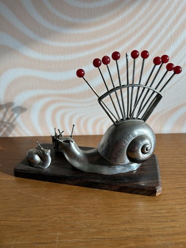 Porte piques escargots art - piques,