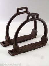  PAIRE ETRIERS ANCIENS de