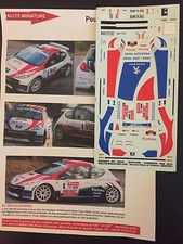 DECALS 1/43 PEUGEOT 207