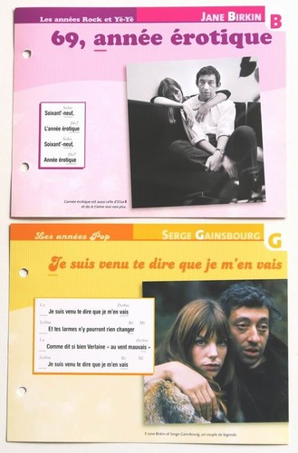 Fiches chansons serge - chansons,