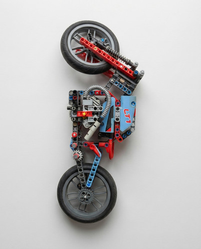 Moto custom lego technic 42036 - moto,