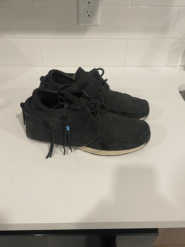 Visvim fbt suede black - black, 12