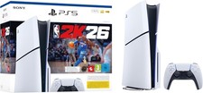 Sony Playstation 5 PS5 SLIM Console 1 To NBA 2K26 Édition Standard Bundle Blanc