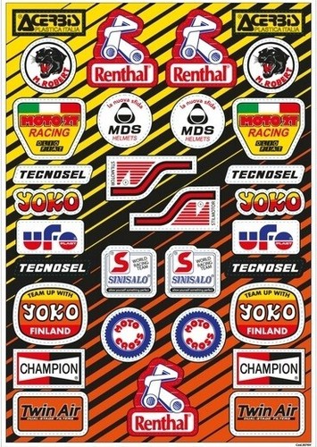 Planche stickers tecnosel - stickers,