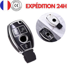Coque Clé Mercedes-Benz TPU Souple Protection Anti-Choc pour Classe A B C E GLK