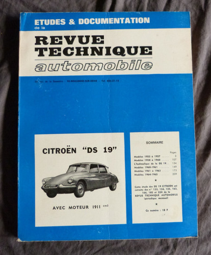 Revue technique automobile - revue,