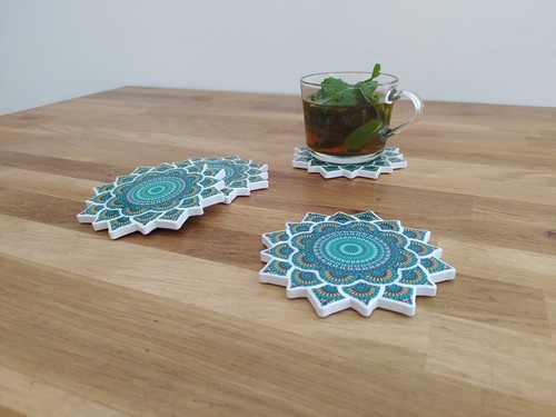 Set sous verre en - 6, sous-verre