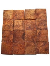 Bois de Thuya Maser 15x14-15cm x 55-60mm #1 Manche de Couteau Tournage