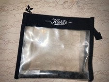 KIEHL’S: PETITE TROUSSE TRANSPARENTE POUR PAPIERS OU AUTRES MAQUILLAGE ETC…