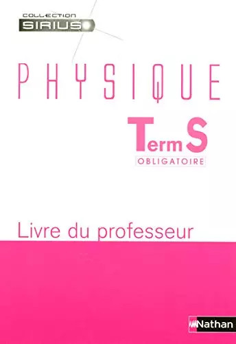 Physique terminale - terminale, s