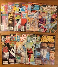 Lot 11 Silver Surfer #124, 126-135, Marvel Comics DeMatteis DeFalco
