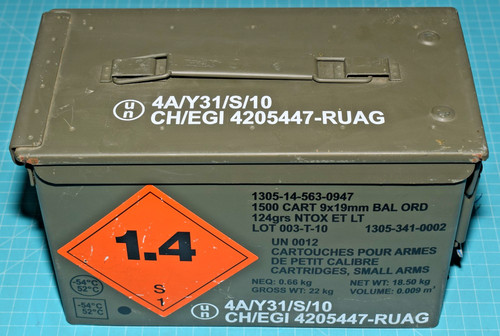 Caisse munitions militaire - de,