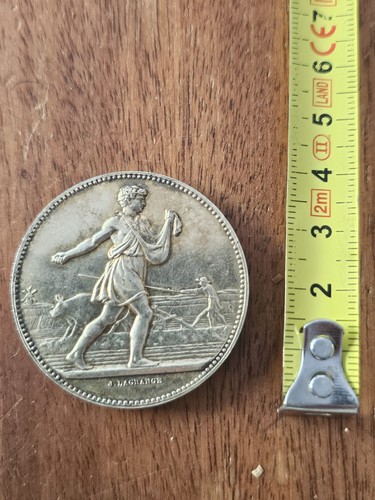 Superbe médaille argent - médaille,