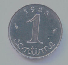 1 Centime épi 1983 SUP SPL
