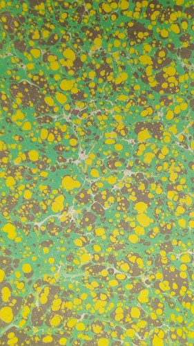 Papier marbré cuve - cuve, de