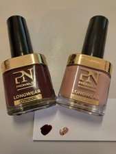 PN PRONAILS Lot de 2 vernis à ongles cerise noire n° 199 et nude n° 145