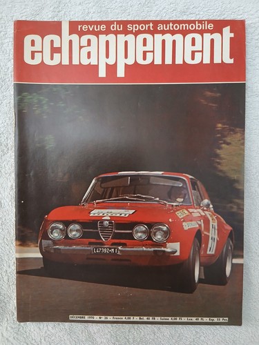 Echappement 1970 alfa - echappement, 12/1970
