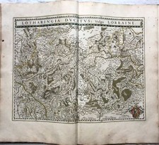 c1645 BLAEU, Carte ancienne