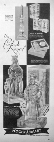 Publicité 1956 roger gallet - publicitÉ,
