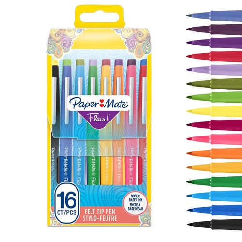 Paper mate flair - paper, stylos