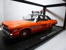 DODGE MONACO CHICAGO FIRE N°7 1974 KKSCALE 1/18