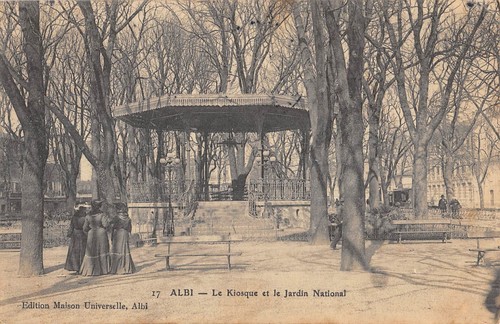 Cpa albi kiosque - 81, le