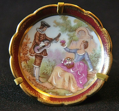 Assiette miniature porcelaine