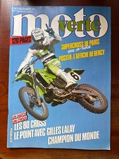 MOTO VERTE n°140 du 12/1985; Supercross de Paris/ Les 80 cross/ Gilles Lalay