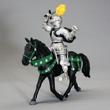 ANCIEN CHEVALIER MEDIEVAL PLASTOY AVEC EPEE + CHEVAL
