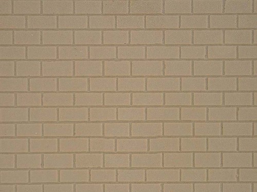 Kibri plaque plastique mur - mur, de