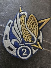 Insigne Tissu Patch 2e Régiment Etranger Parachutiste Militaire