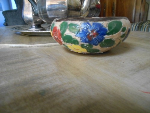Coupelle vintage florale - coupelle,